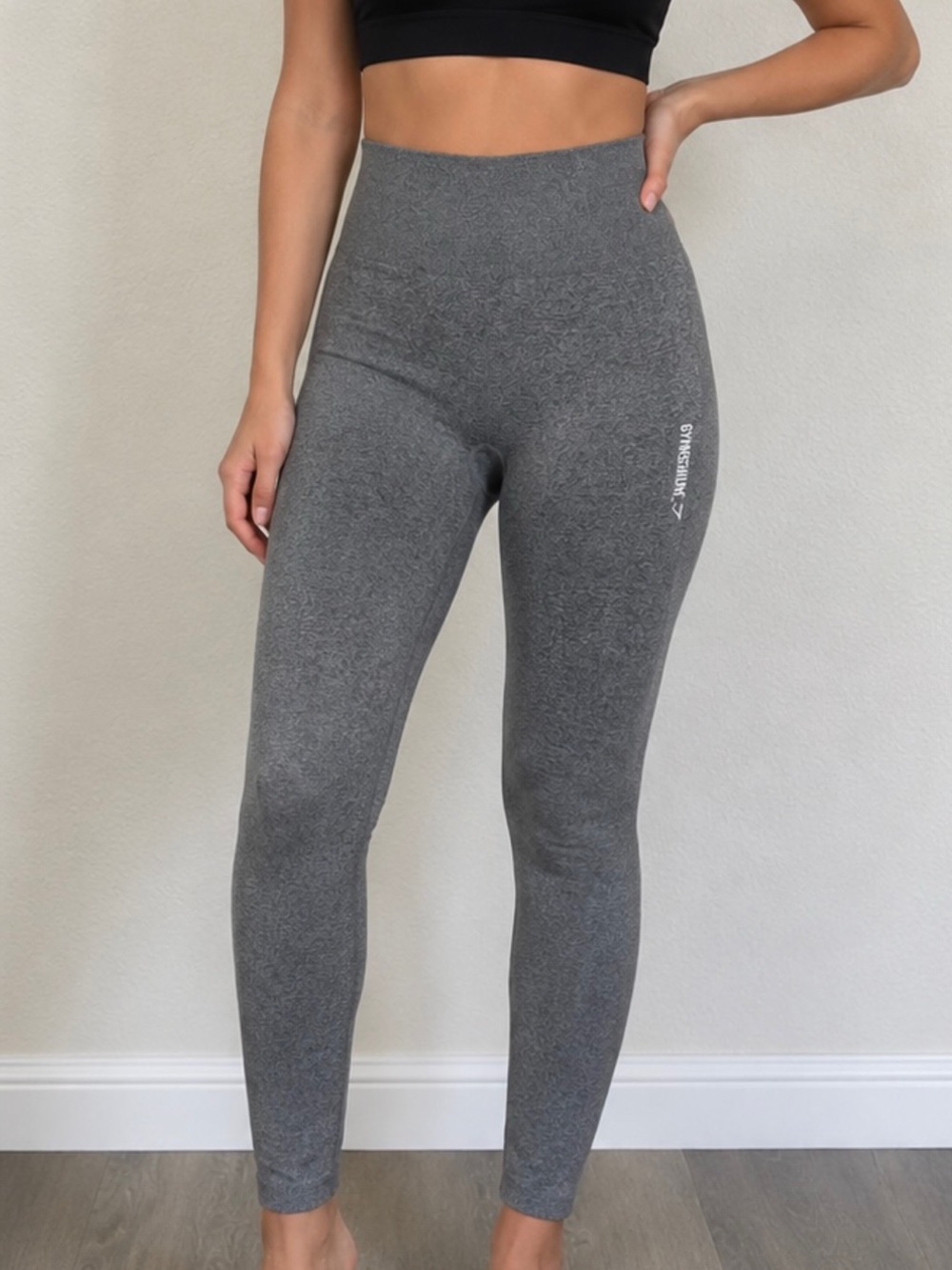 Gymshark Gray High-Waist Seamless Leggings